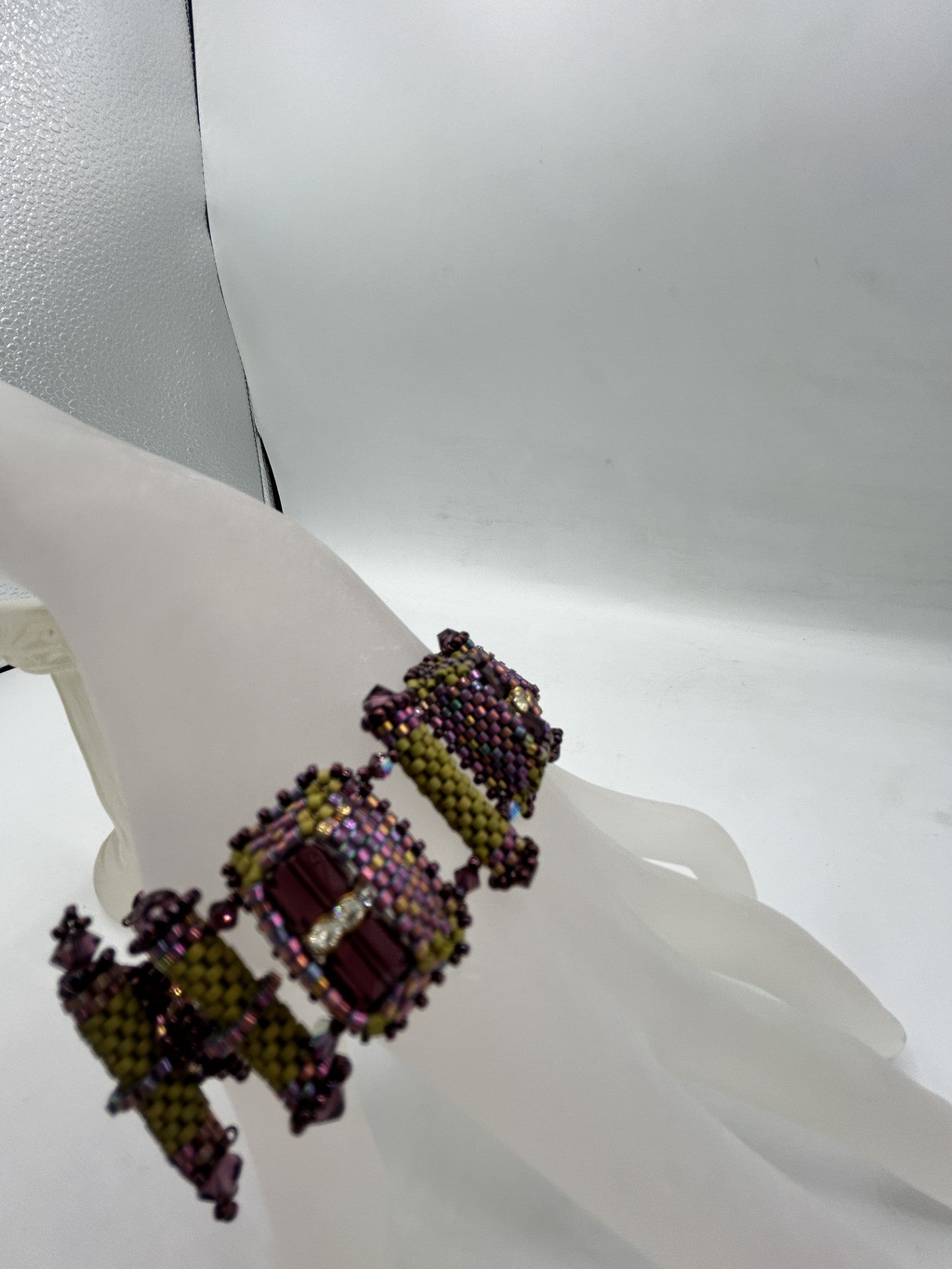 Peyote Cube Bracelet