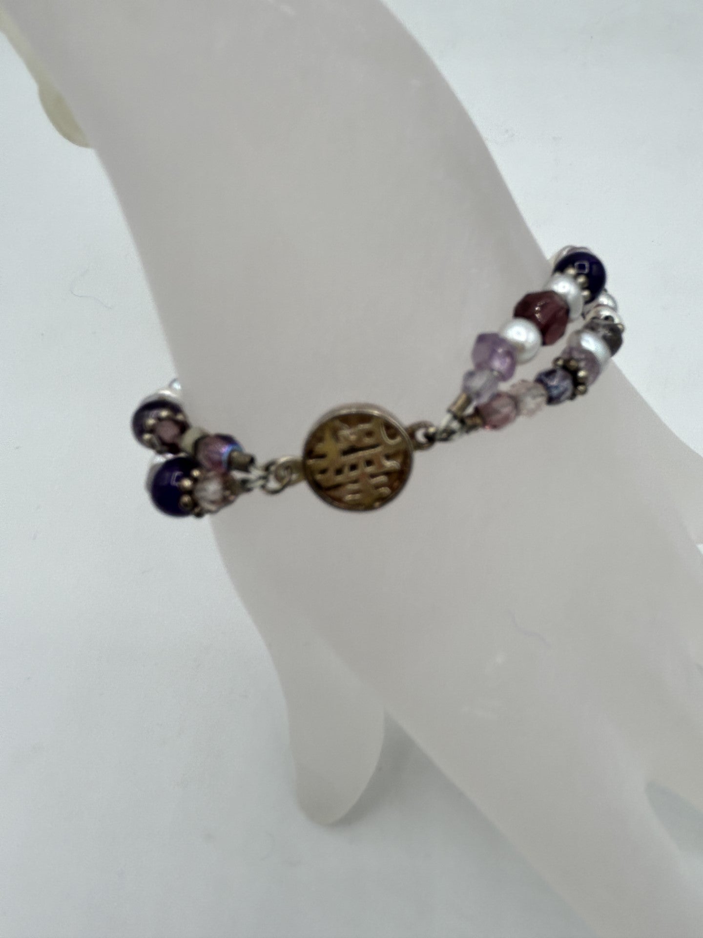 Amethyst Floral Bracelet