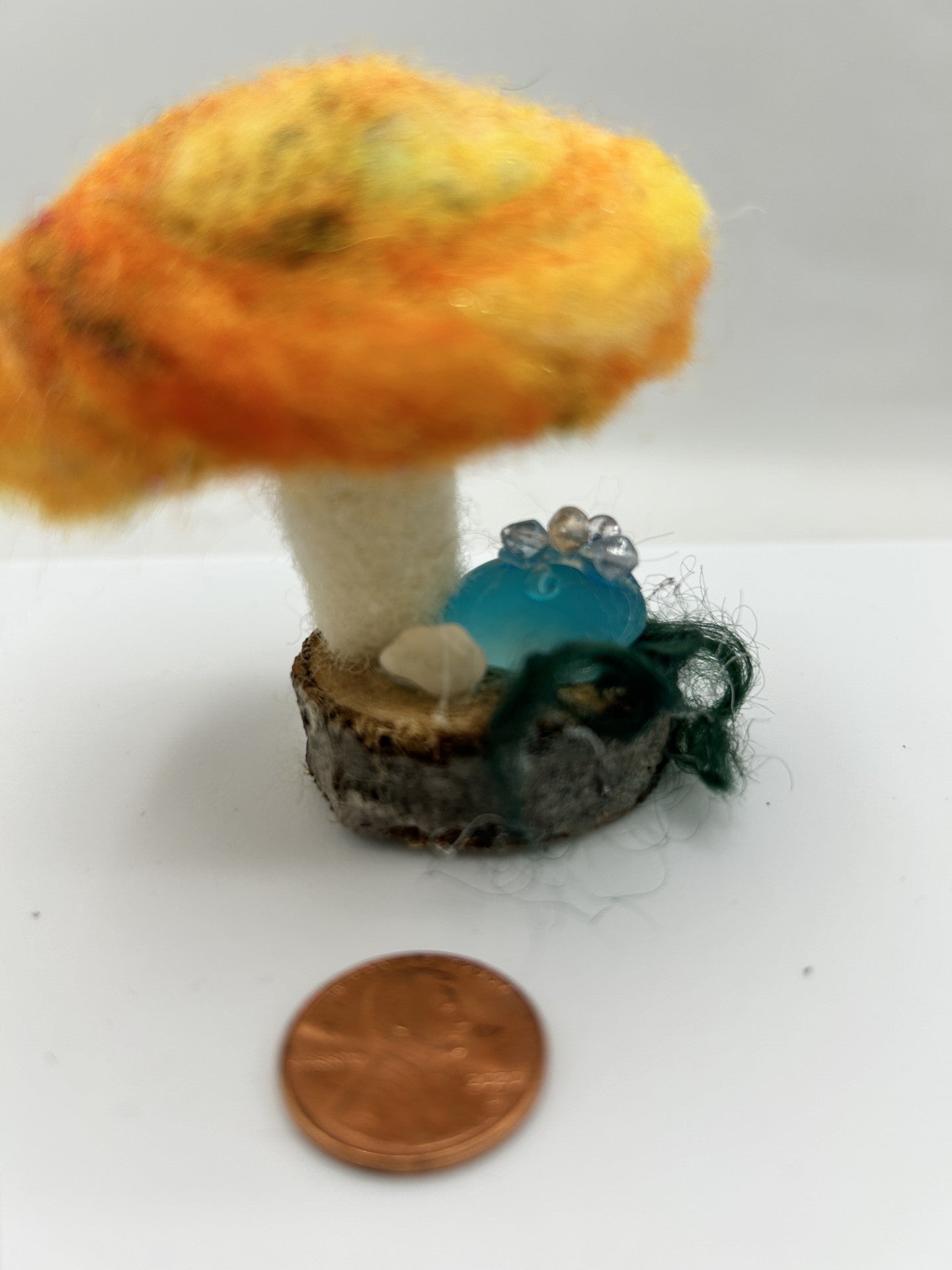 Felted mushroom