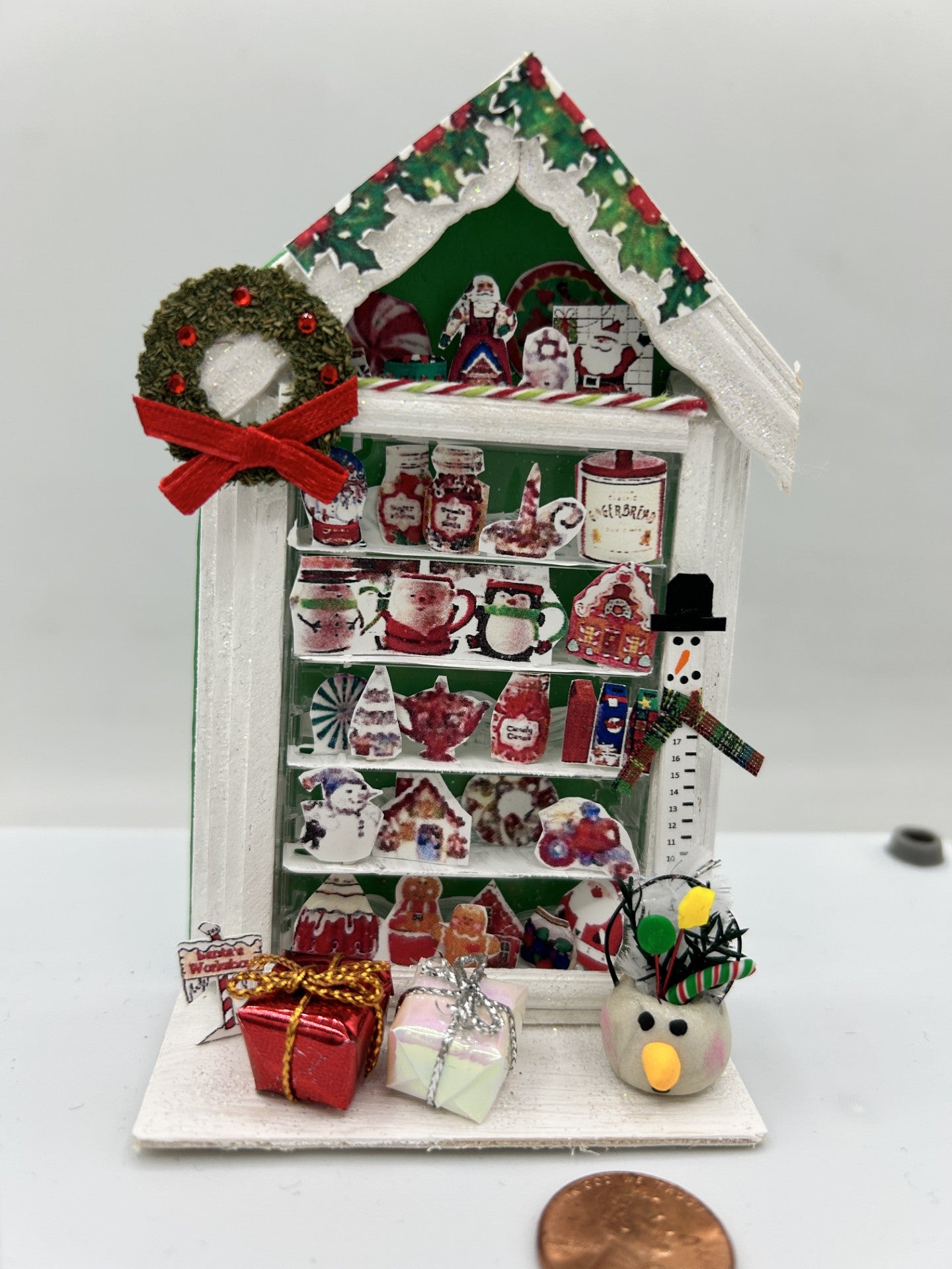 Miniature Christmas Cabinet