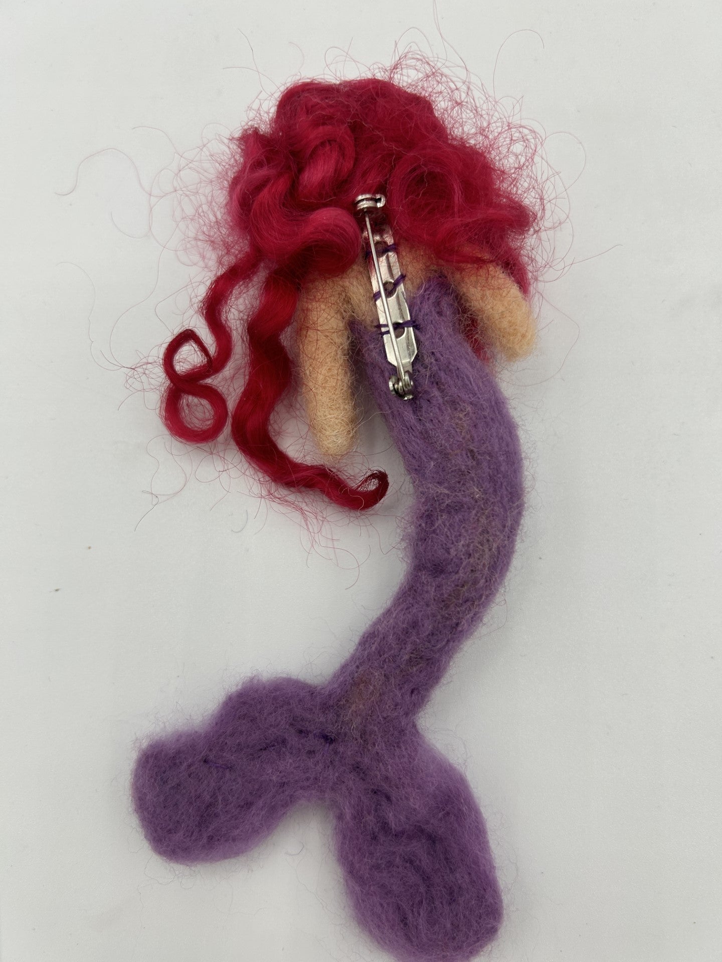 Felted Mermaid Pin