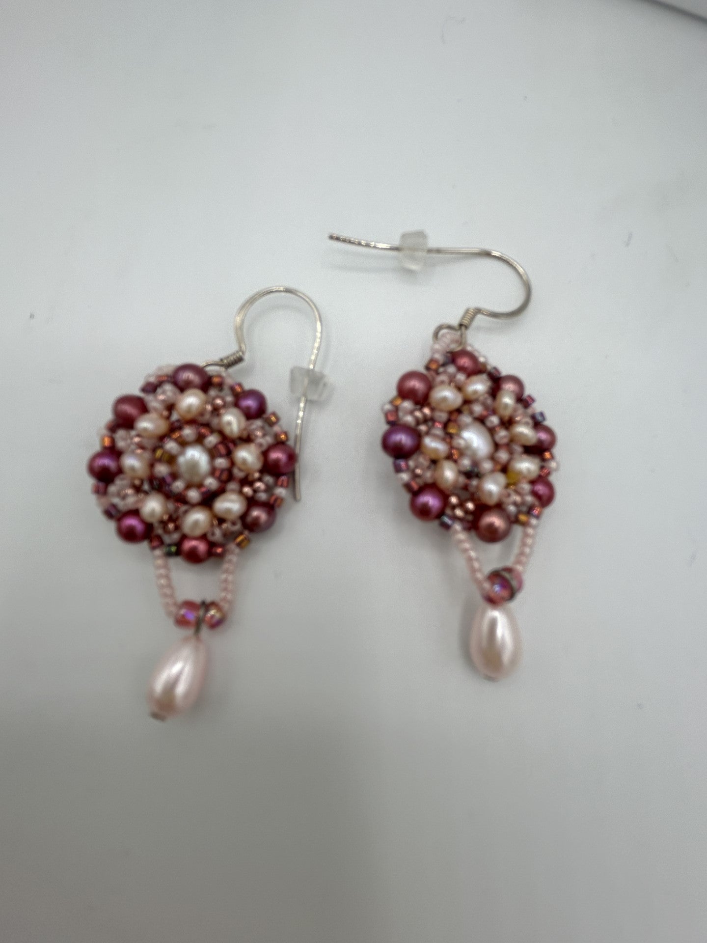 Woven Pearl Earring