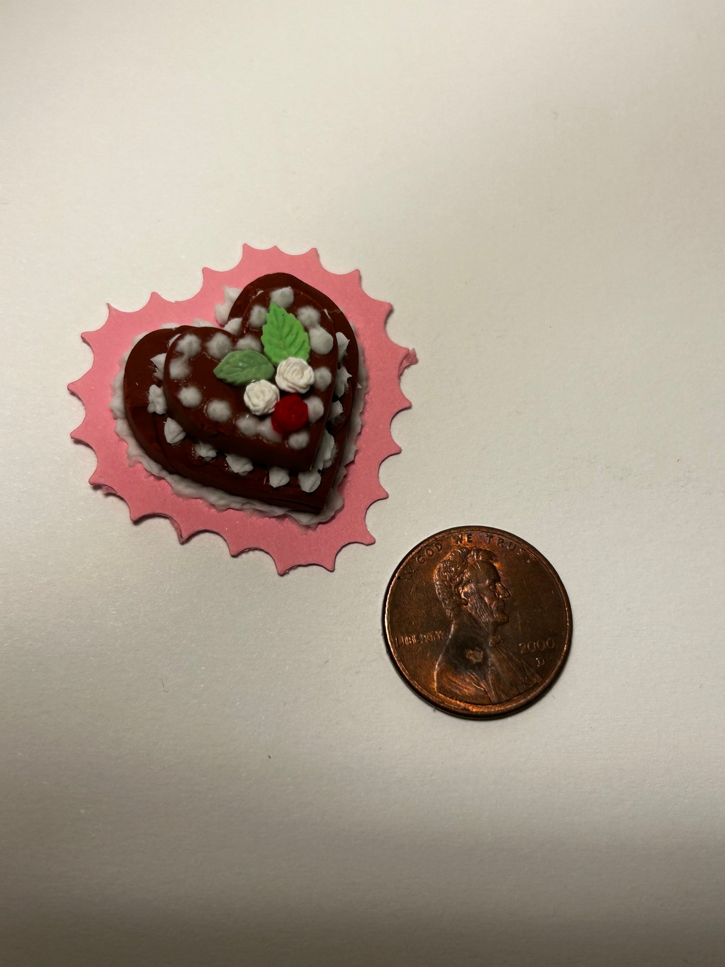 Miniature chocolate cake