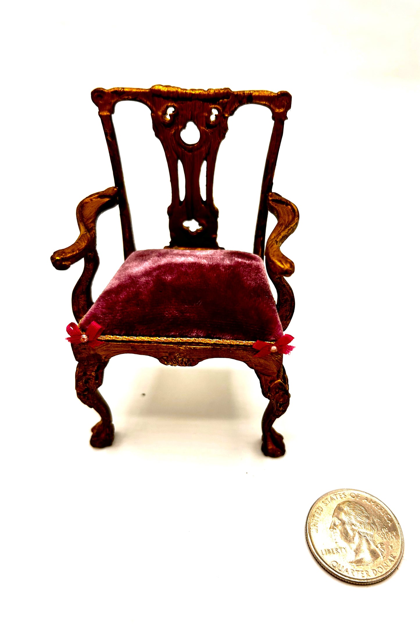 Aristocratic Attic Upholstered Armchair