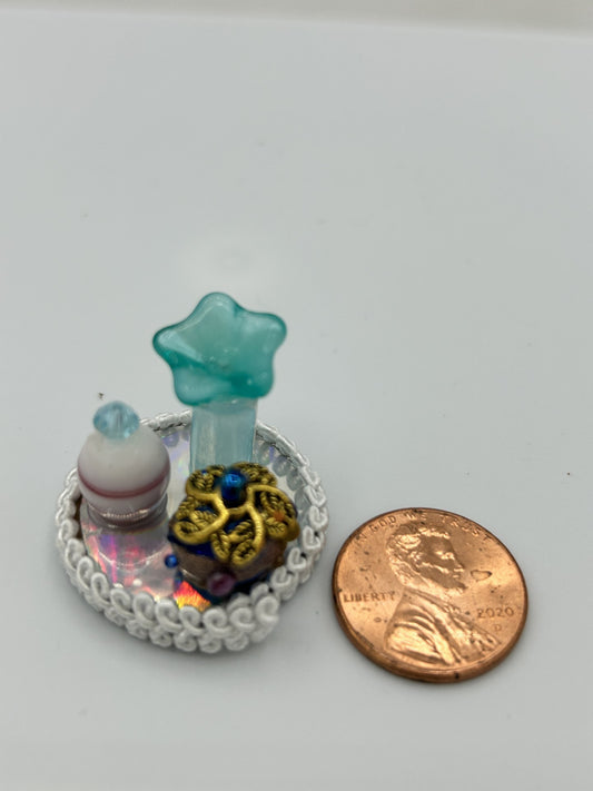 Miniature Perfume Bottle Tray