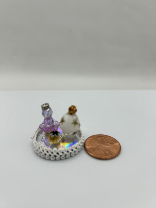 Miniature Perfume Bottle Tray