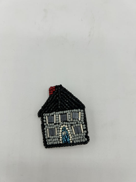 Beaded House Pin