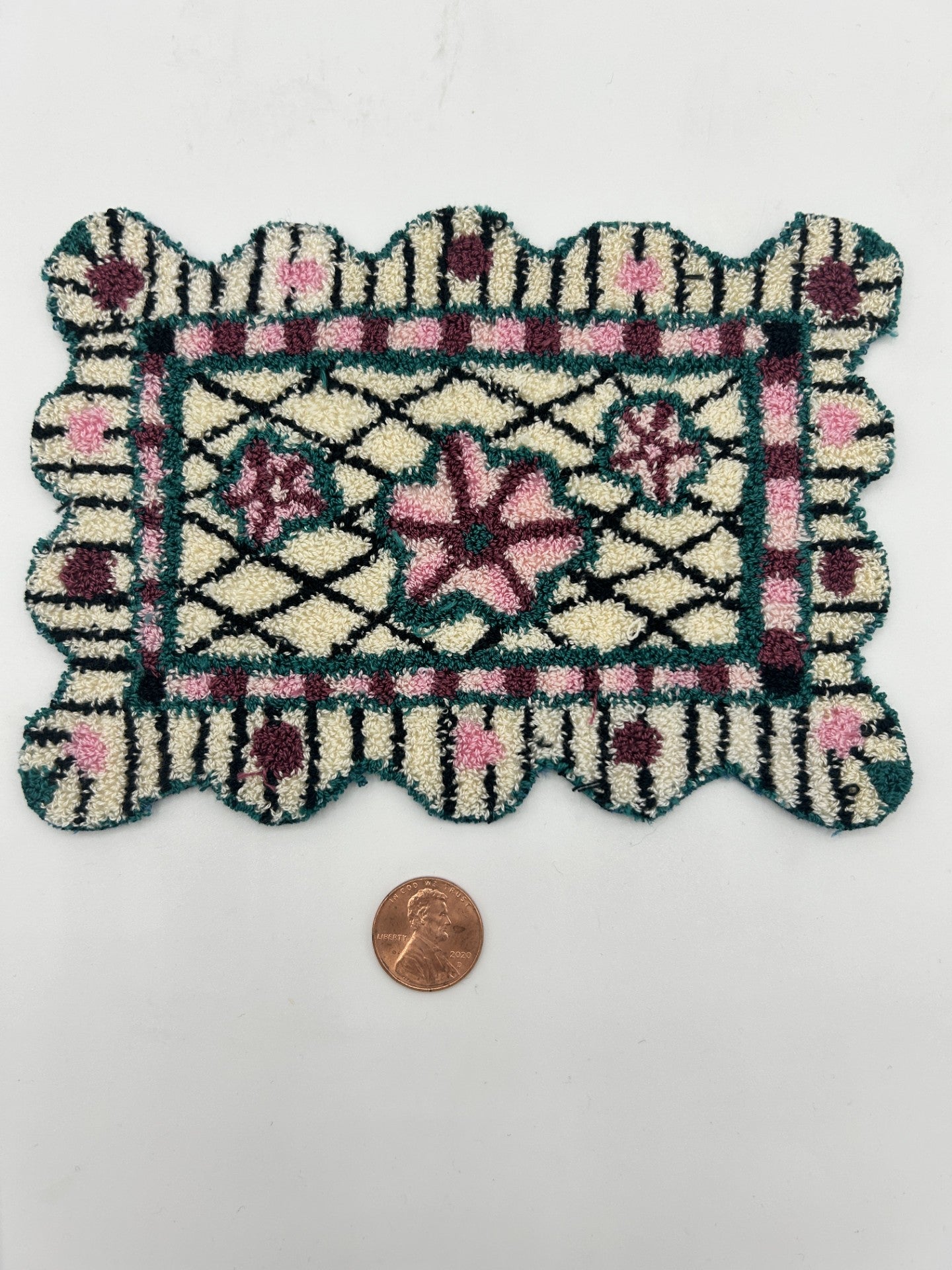 Miniature Punch Needle Rug