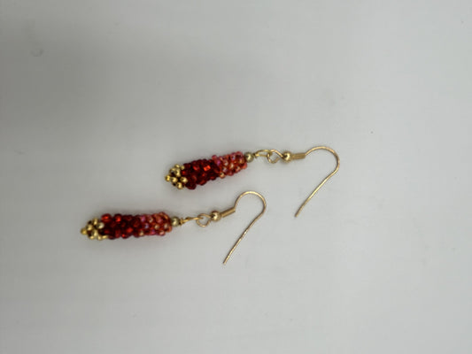 Beaded CRAW earring