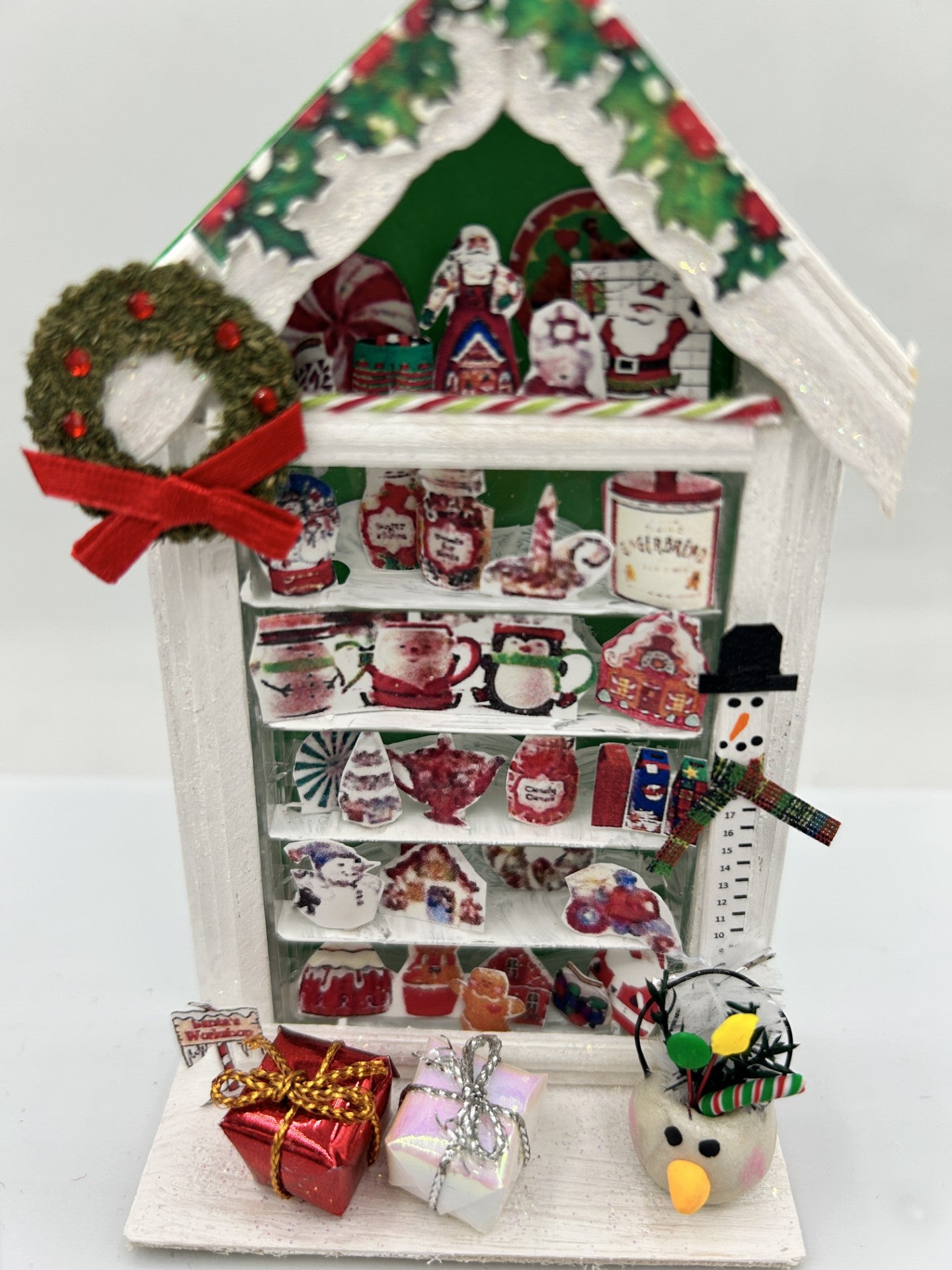 Miniature Christmas Cabinet