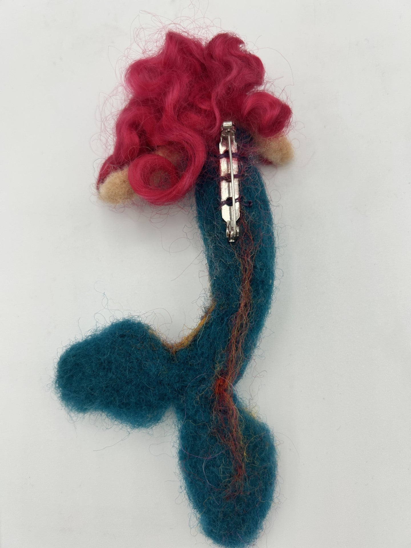 Felted Mermaid Pin