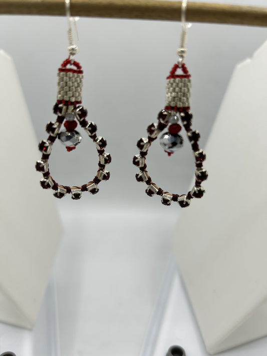 Woven earring